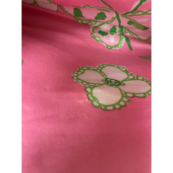 Lilly Pulitzer Gold Basketweave Metallic Clutch Vintage Floral Interior & Clasp - Picture 7 of 11